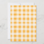 Citrus Lemon principal presser nuptiale invitation (Dos)