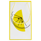 Citrus Lemon sac cadeau petit jaune (Dos)