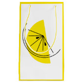 Citrus Lemon sac cadeau petit jaune (Devant)