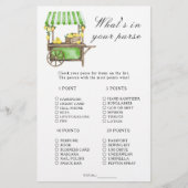 Citrus lemon - What's in your purse game (Voorkant)