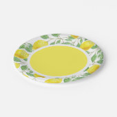 Citrus Lemons/Geel Bord Patroonpapier (Gekanteld)