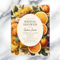Citrus Levendige Bloei Cottagecore Bruidsfeestje
