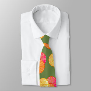 Citrus Lime Cravate rétro