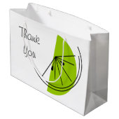 Citrus Lime Merci sac cadeau grand (Dos Angle)
