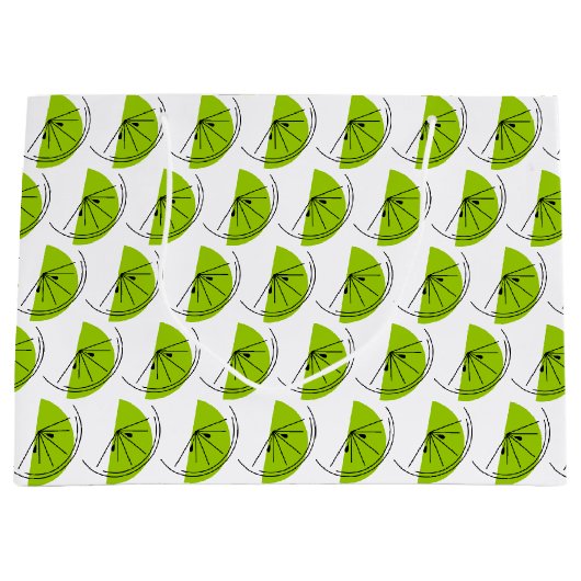 Citrus Lime Multi sac cadeau grand (Devant)