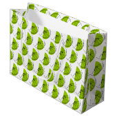 Citrus Lime Multi sac cadeau grand (Devant Angle)