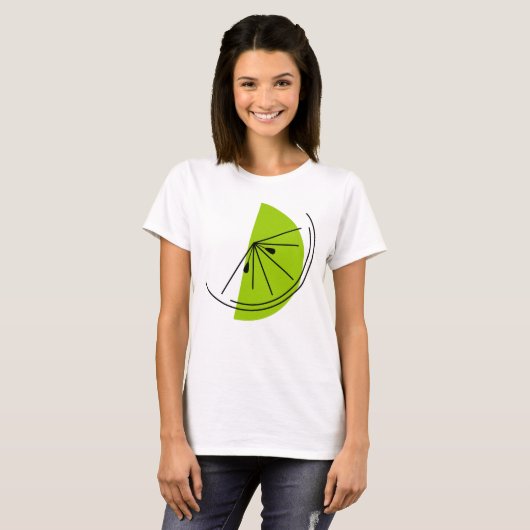 Citrus Limoen Dames t-shirt (Voorkant volledig)