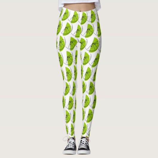 Citrus Limoen Multi-leggings Leggings (Voorkant)