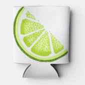 Citrus Limoen Wedge Slice Blikjeskoeler (Voorkant)