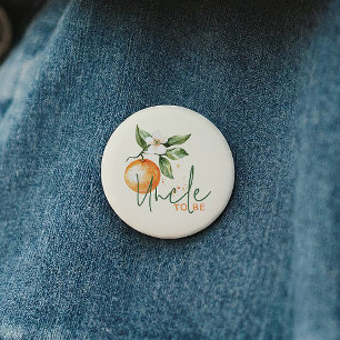 Citrus Little Cutie Baby Shower Oom Wordt Ronde Button 5,7 Cm