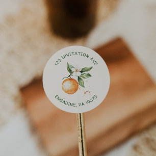 Citrus Little Cutie Retouradres Enveloppe Zegels