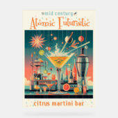 Citrus Martini Bar Futuriste Atomique du milieu du (Recto)