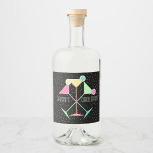 Citrus Martini Cocktail Feest Bachelorette Likeurfles Etiket