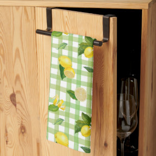 Citrus Mediterraan Picknick Patroon Theedoek