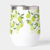 Citrus Motif Acier Inoxydable Vin Tumbler (Droite)