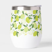 Citrus Motif Acier Inoxydable Vin Tumbler (Gauche)