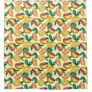 Citrus Motif rideau de douche