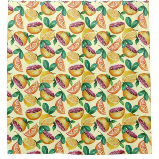 Citrus Motif rideau de douche (Devant)
