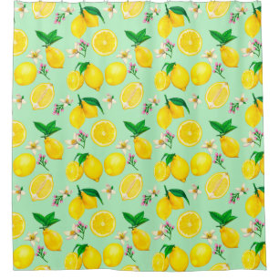 Citrus Motif rideau de douche