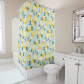 Citrus Motif rideau de douche (En situation)
