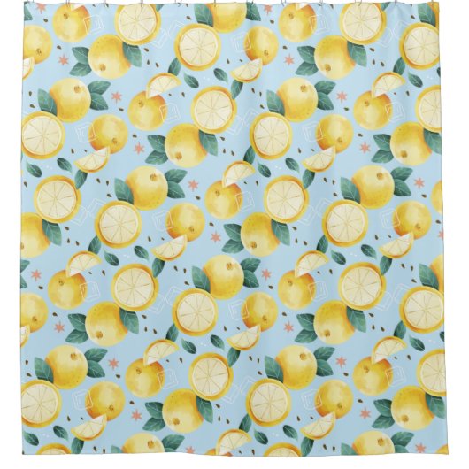 Citrus Motif rideau de douche (Devant)