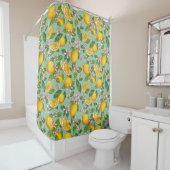 Citrus Motif rideau de douche (En situation)