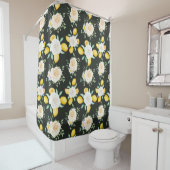 Citrus Motif rideau de douche (En situation)