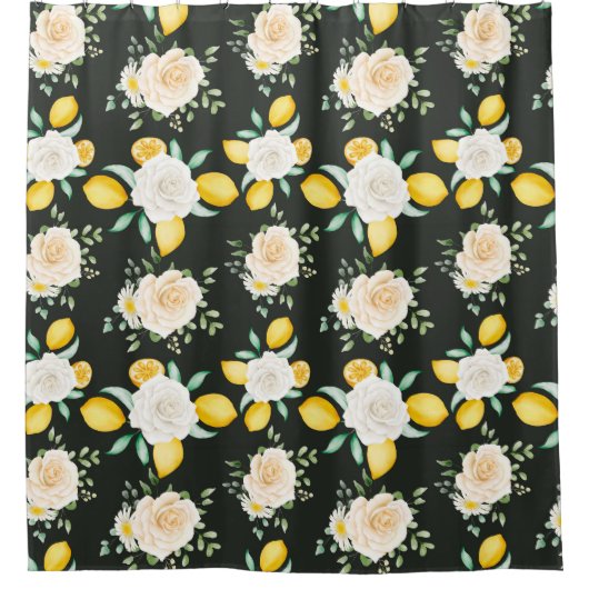 Citrus Motif rideau de douche (Devant)