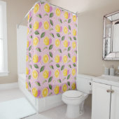 Citrus Motif rideau de douche (En situation)