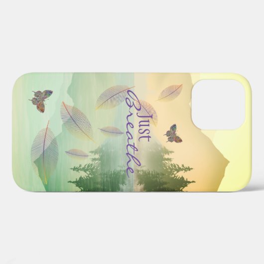 Citrus Mountain Reflection NET BREATHE Case-Mate iPhone Case (Achterkant (horizontaal))