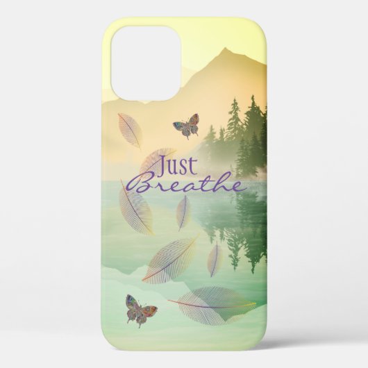 Citrus Mountain Reflection NET BREATHE Case-Mate iPhone Case (Achterkant)
