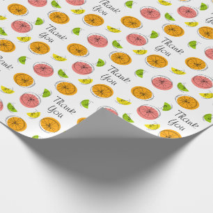 Citrus Multi bedankt Cadeaupapier