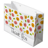 Citrus Multi Merci sac cadeau grand (Devant Angle)