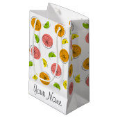 Citrus Multi Name cadeauzakje klein (Voorkant Gekanteld)