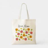 Citrus Multi-Name tweezijdige canvas tas (Achterkant)