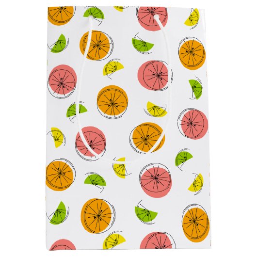 Citrus Multi sac cadeau moyen (Devant)