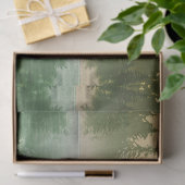 Citrus N Green Mountains Forest Landscape Accent Tissuepapier (Geschenk)