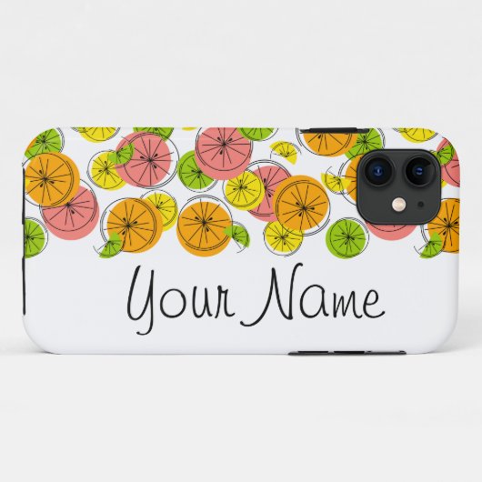 Citrus "Nom" coque iphone horizontal (Dos (Horizontal))