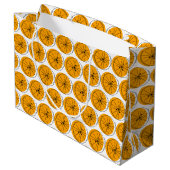 Citrus Orange Multi sac cadeau grand (Dos Angle)