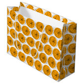 Citrus Orange Multi sac cadeau grand (Devant Angle)