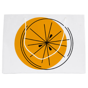 Citrus Orange sac cadeau grand