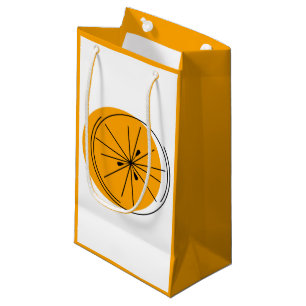 Citrus Orange sac cadeau petit orange