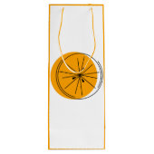 Citrus Orange sac cadeau vin orange (Dos)