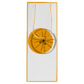 Citrus Orange sac cadeau vin orange (Devant)