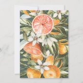 Citrus, oranje + bloesems huwelijk, behalve de dat (Achterkant)