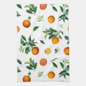 Citrus Oranje en Leaves Kitchen Towelen Theedoek (Verticaal)