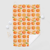 Citrus Oranje Fruitenvun Golfhanddoek (Insitu)