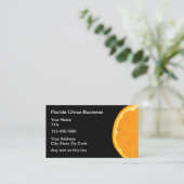 Citrus Oranje-fruitthema, vers Visitekaartje (Staand voorkant)