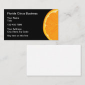 Citrus Oranje-fruitthema, vers Visitekaartje (Voorkant / Achterkant)