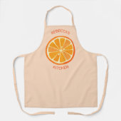 Citrus Oranje - Gepersonaliseerd Schort (Voorkant)